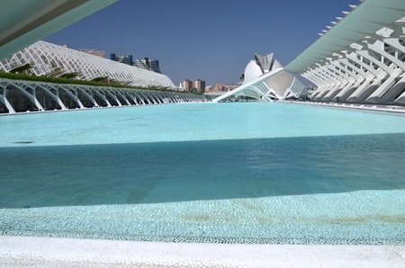 Valencia, Spain  August 24, 2012 : The City of Arts and Sciences.のeditorial素材