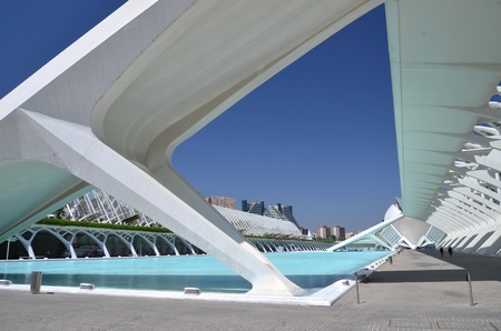 Valencia, Spain  August 24, 2012 : The City of Arts and Sciences.のeditorial素材