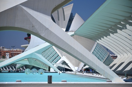 Valencia, Spain  August 24, 2012 : The City of Arts and Sciences.のeditorial素材