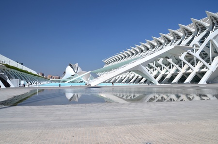Valencia, Spain  August 24, 2012 : The City of Arts and Sciences.のeditorial素材