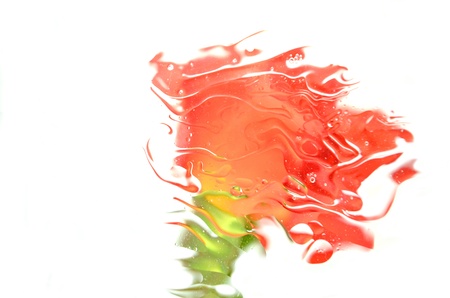blurred red roseの写真素材