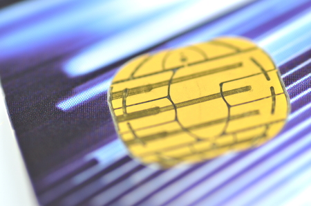 Closeup of credit cardの写真素材