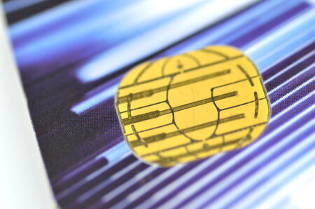 Closeup of credit cardの写真素材
