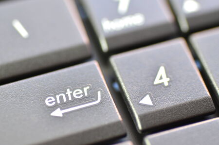 closeup of laptop keyboard