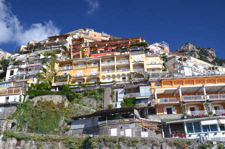 Picturesque view of village Positano, Italyの写真素材