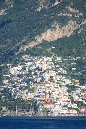 Picturesque view of village Positano, Italyの写真素材