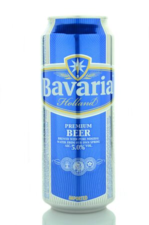 Bavaria beer isolated on white backgroundのeditorial素材