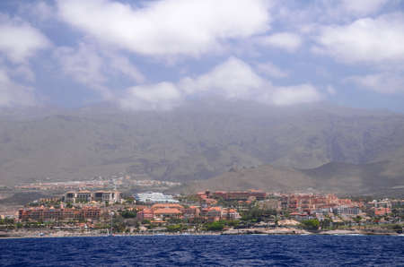 Picturesque landscape of southern coast of Tenerife, Spain