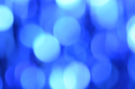 magical blue bokeh backgroundの写真素材