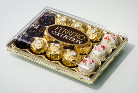 Ferrero collection chocolate products.