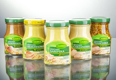 Kamis mustard on gradient background.のeditorial素材