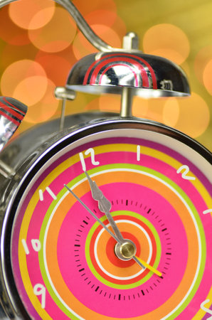 celebration of New Year's eve Twelve o'clock hour on bokeh background