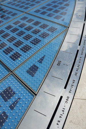 Solar panels in Zadar, Croatia. Greetings to the sunのeditorial素材