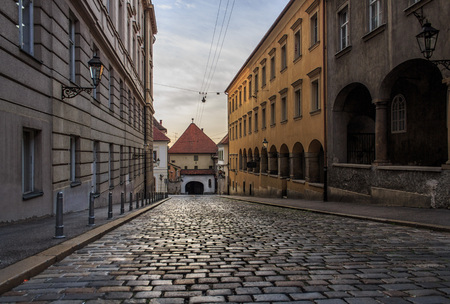 ZAGREB, CROATIA - JUNE 18, 2014: Stone Gate - Stone Gate is one of the best preserved monuments of old Zagreb They were built in the 13th century as part of the defense system of Gradecのeditorial素材