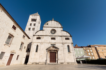 Benedictine Monastery of St.. Mary in Zadar from 1066 and the church of St. Mary on the east side of the ancient Roman Forumの写真素材