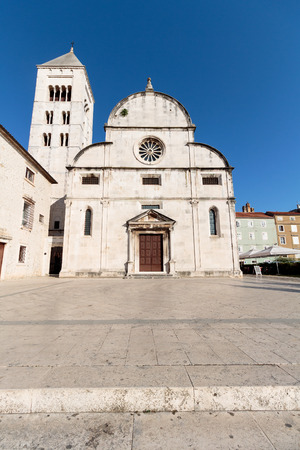 Benedictine Monastery of St.. Mary in Zadar from 1066 and the church of St. Mary on the east side of the ancient Roman Forumの写真素材