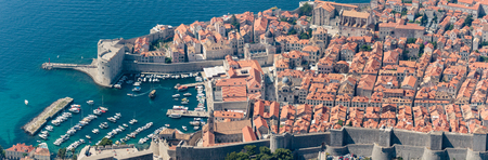 The Old Town of Dubrovnik, Croatiaのeditorial素材