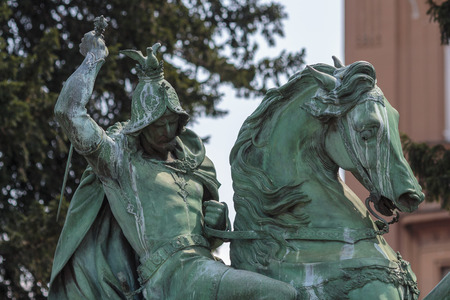 Sculpture of saint Georgeのeditorial素材