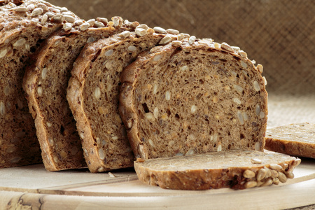 Rye bread with sunflower seeds