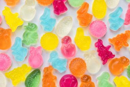 Easter gummy candyの写真素材