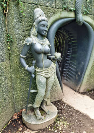 Statues of Hindu Gods and Goddess. Crafts and Arts of India. handmade Manufacturing.