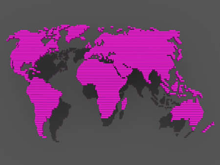 world, map , earth, europe, america, africa, purpleの写真素材
