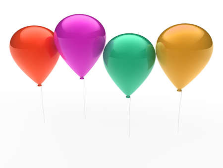 3d, ballon, balloon, party, birthday, colorful, colorの写真素材