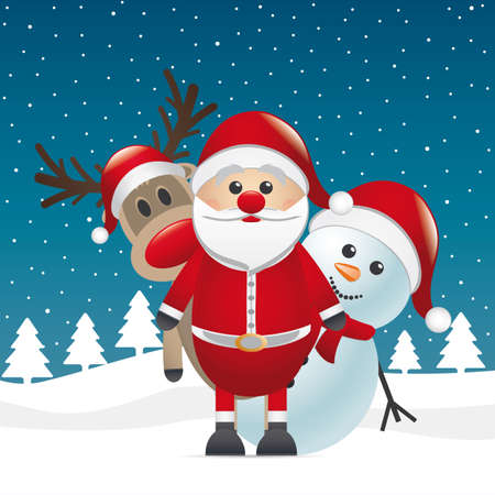 rudolph reindeer red nose look santa clausの写真素材