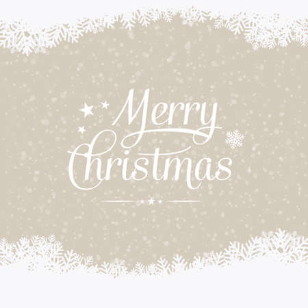 merry christmas winter snowy backgroundのイラスト素材