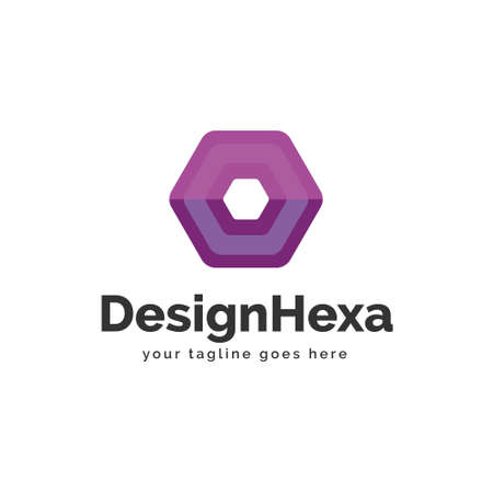Design Hexa Templateのイラスト素材