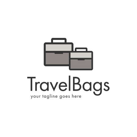 Travel Bags Templateのイラスト素材