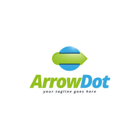 Arrow Dot Templateのイラスト素材