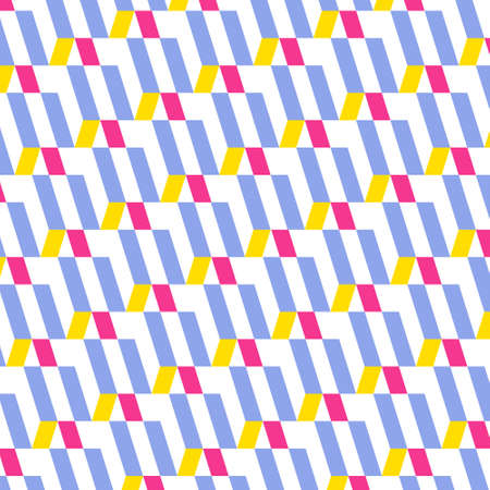 Colorful seamless pattern memphis style