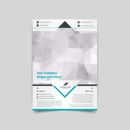 business flyer brochure layout templateのイラスト素材