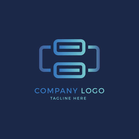 Connect Power Logo Design Templateのイラスト素材