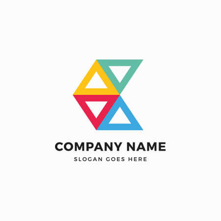 Connect C Letter Logo Designのイラスト素材
