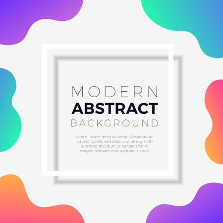 Abstract colorful vibrant gradients sign background illustration.のイラスト素材