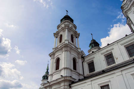 Towers of the church. Poland, Chelm