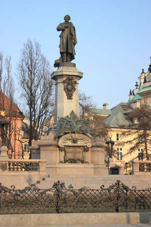 Adam Mickiewicz monumentの写真素材