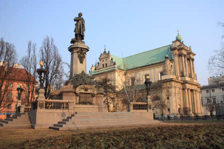 Adam Mickiewicz monumentの写真素材