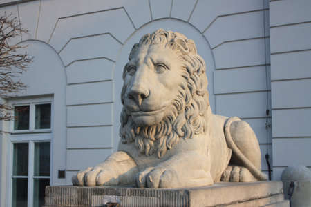 The lion monumentの写真素材