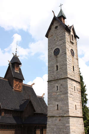 Karpacz, Poland, Wang Church.の写真素材