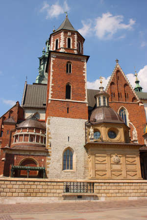 Wawel Cathedral in Cracow.の写真素材