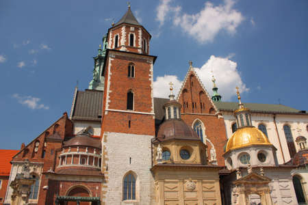 Wawel cathedral in Cracow, Poland.の写真素材
