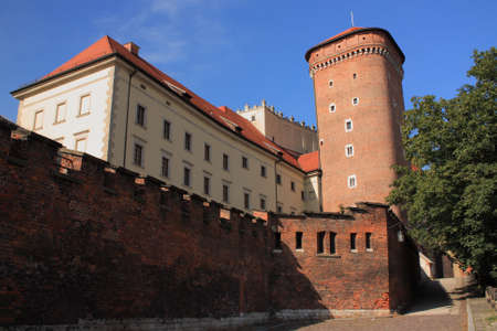 Wawel castle in Cracow, Poland.のeditorial素材