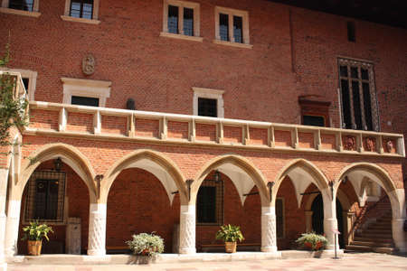 Wawel Royal Castle in Krakow  Poland  のeditorial素材