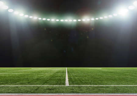the beginning of a football matchの写真素材