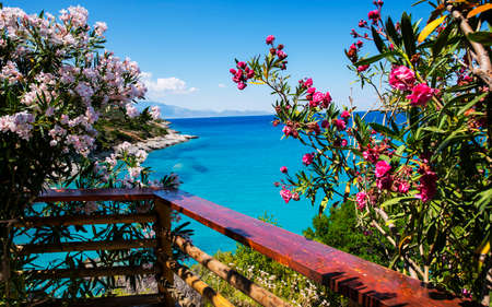 Greece, The island of Zakynthos. One of the most beautiful places in the world. The Ionian Sea.の写真素材