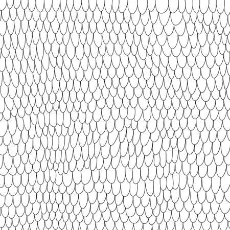 hand drawn vector background with an abstract scale patternのイラスト素材