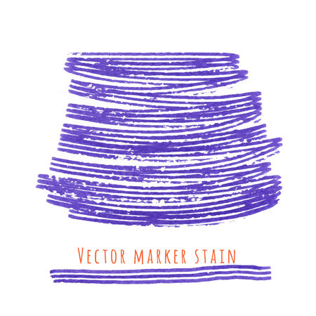 Bright violet vector marker stain with place for textのイラスト素材